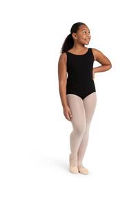 lot 6696 image: Capezio girls Classic High-neck Tank athletic leotards, Black, L