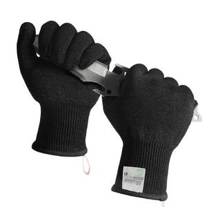 lot 6697 image: Schwer 2 Pairs ANSI A7 Cut Resistant Gloves, Mandoline Glove for Kitchen, Breathable & Comfortable, Food Grade Cutting Gloves for Meat Cutting, Fish Processing, Carving, and Shelling, PR1509, XL