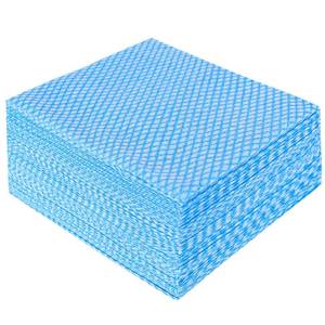 lot 6709 image: JEBBLAS Disposable Cleaning Towels and Dish Cloths, Reusable Towels,Handy Cleaning Wipes, 50 CountPack,Blue