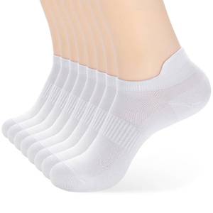 lot 6747 image: Corlap Womens Ankle Socks - 8Pairs Thin Athletic Low Cut No Show Socks With Tab