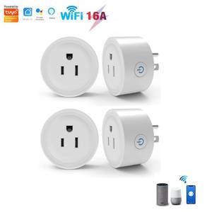 lot 6753 image: HapIntlNex Smart Plug, WiFi Outlet Compatible with Alexa & Google Assistant, Outlet 16A2200W Max, Home Automation, APP Remote Control, Timer&Schedule, No Hub Required, 2.4G Wi-Fi Only, 4 Pack