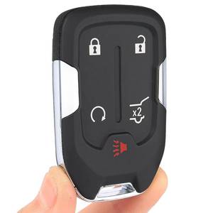 lot 6763 image: KEYECU Smart Remote Key Fob Replacement for GMC Terrain 2021 2022 2023 2024 Keyless Entry Car Key 5 Buttons 315MHz FCC ID HYQ1AS