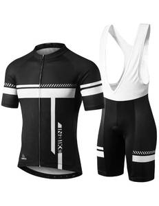 lot 6800 image: INBIKE Cycling Jersey Men Set Quick-Dry Bicycle Bib shorts Outfit Breathable Short Sleeve Bike Shirt with 3D Padded medium