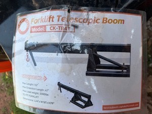 lot 6077 image: Unused CAPTOK Forklift Telescopic Boom (CK-TB47)