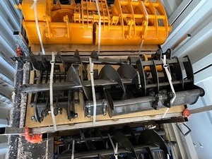 lot 6066 image: Unused CAPTOK Excavator Attachment Set of 8 (C-10SJB)