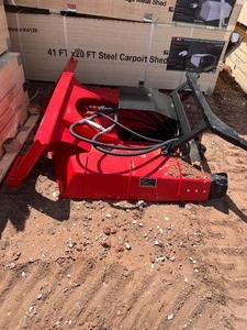 lot 6083 image: Unused CAPTOK Skid Steer Mini Disc Mulcher (CK X-DM43)