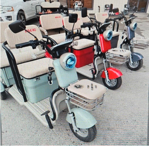lot 6203 image: Unused SDLANCH Electric Tricycle (MGC40) Assorted Colors-First Come First Pick