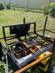 lot 6137 image: Unused CAPTOK Mini Skid Steer Land Leveler (CK-PDQ)