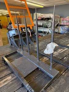 lot 6108 image: Unused Skid Steer Bale Fork 4 Prong