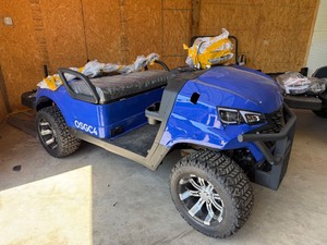 lot 6239 image: Unused Onshine 4-Seater Electric Golf Cart (OSGC4)- Blue