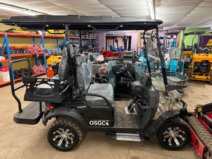 lot 6237 image: Unused Onshine 4-Seater Electric Golf Cart (OSGC4) CamoBlack Color