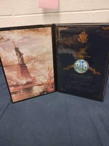 lot 61500 image: 2001 $1 Solid Silver 0.999 Remembrance Dollar September 11 Commemorative Coin