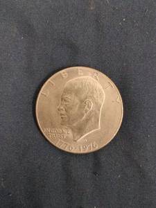 lot 61517 image: 1776-1976 United States Bicentennial Eisenhower Dollar - Mint D