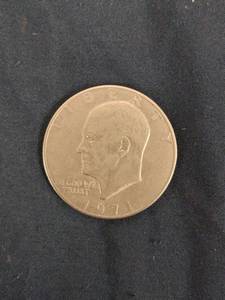 lot 61524 image: 1971 U.S. Eisenhower dollar coin