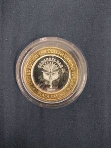 lot 61544 image: Plaza Casino Silver Strike token