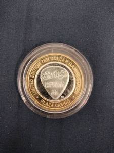 lot 61545 image: Plaza Casino $10 Sand Dollar gaming token