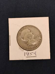 lot 61559 image: 1954 Franklin Half Dollar