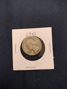 lot 61572 image: 1951-D United States Washington Quarter