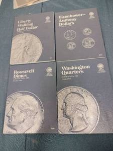 lot 61588 image: Set of 4 Official Whitman Coin Folders