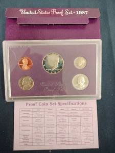 lot 61614 image: 1987 United States Proof Set
