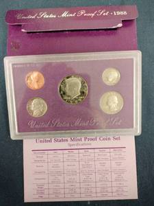 lot 61615 image: 1988 United States Proof Set