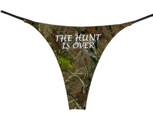 lot 1136 image: The Hunt Is Over Camouflage Thong Underwear