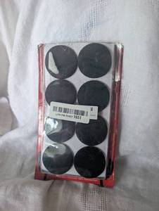 lot 1159 image: X-Protector Furniture Pads Round Black Felt Floor Protectors