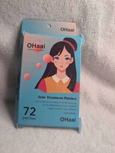 lot 1165 image: OHaai Hydrocolloid Acne Treatment Patches 72 Count