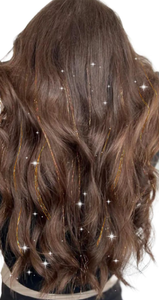 lot 1173 image: Gold Holographic Tinsel Strands