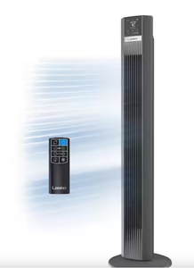lot 44257 image: Lasko 48 inch 12-Speed Tower Fan with Remote Control - Retail $99