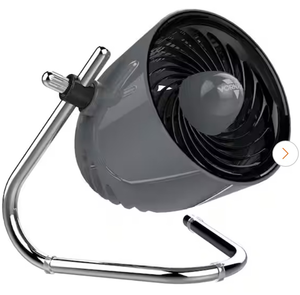 lot 44263 image: Vornado 4 Inch Pivot Personal Air Circulator Fan Storm Gray - Retail $25