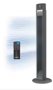 lot 44288 image: Lasko 48 inch 12-Speed Tower Fan with DC Motor and Remote Control - Retail $99