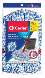 lot 44321 image: O-Cedar MicroTwist MAX Microfiber Mop Refill - Retail $8