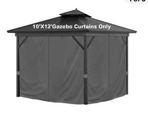 lot 44330 image: 10x12 Gazebo Privacy Curtain Sidewall Set - Retail $45
