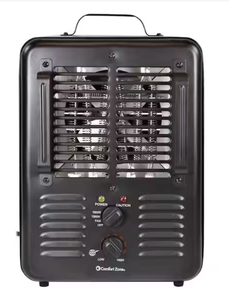 lot 44351 image: Comfort Zone 1500-Watt Electric Milkhouse Utility Heater-WONT POWER UP - Retail $35
