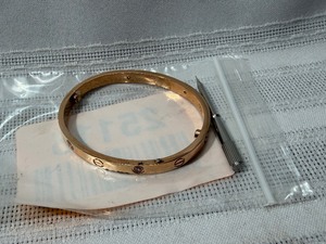 lot 25118 image: LVL 5 Replica Cartier LOVE Bracelet Rose Gold