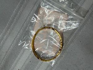 lot 25108 image: LVL 5 Replica Coach Minimal Hinged Bangle Bracelet