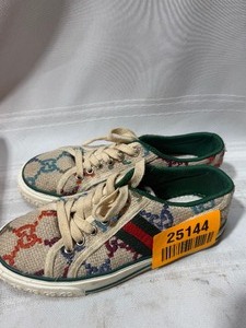 lot 25144 image: LVL 5 Replica Gucci Tennis 1977 White Multi Low-Top Sneakers