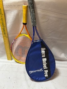 lot 26767 image: Spindel & Wilson Tennis Racket