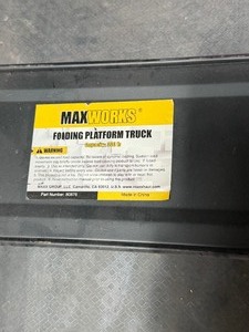 lot 26776 image: Maxworks Folding Platform Truck