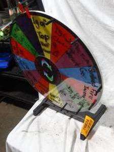 lot 26674 image: Spin To Win Prize Wheel