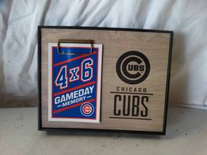 lot 41192 image: Chicago Cubs Picture Frame