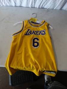 lot 41213 image: Lakers #6 Jersey (Medium)