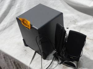 lot 22785 image: CA Mini Subwoofer Cyber Acoustics