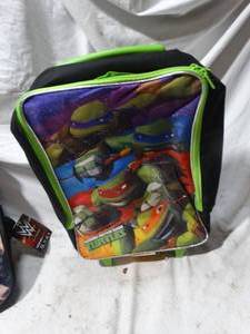 lot 26647 image: Teenage Mutant Nija Turtle Suitcase Backpack