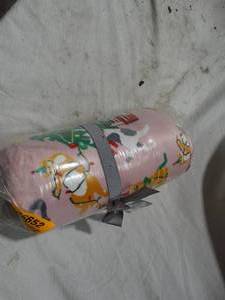 lot 26652 image: Novelty Throw Blanket featuring Cartoon Cats wearing holiday hats and sweaters