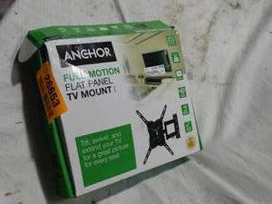 lot 26653 image: Anchor Full Motion Flat Panel TV Mount
