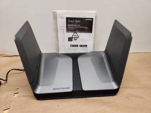 lot 30 image: Netgear Nighthawk AX8 AX5700 WiFi Router Model RAX75