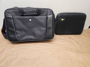 lot 39 image: HP Laptop Bag and Case Logic Sleeve Bundle