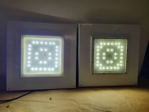 lot 49 image: Commercial LED Canopy Light Fixtures - Set of 2